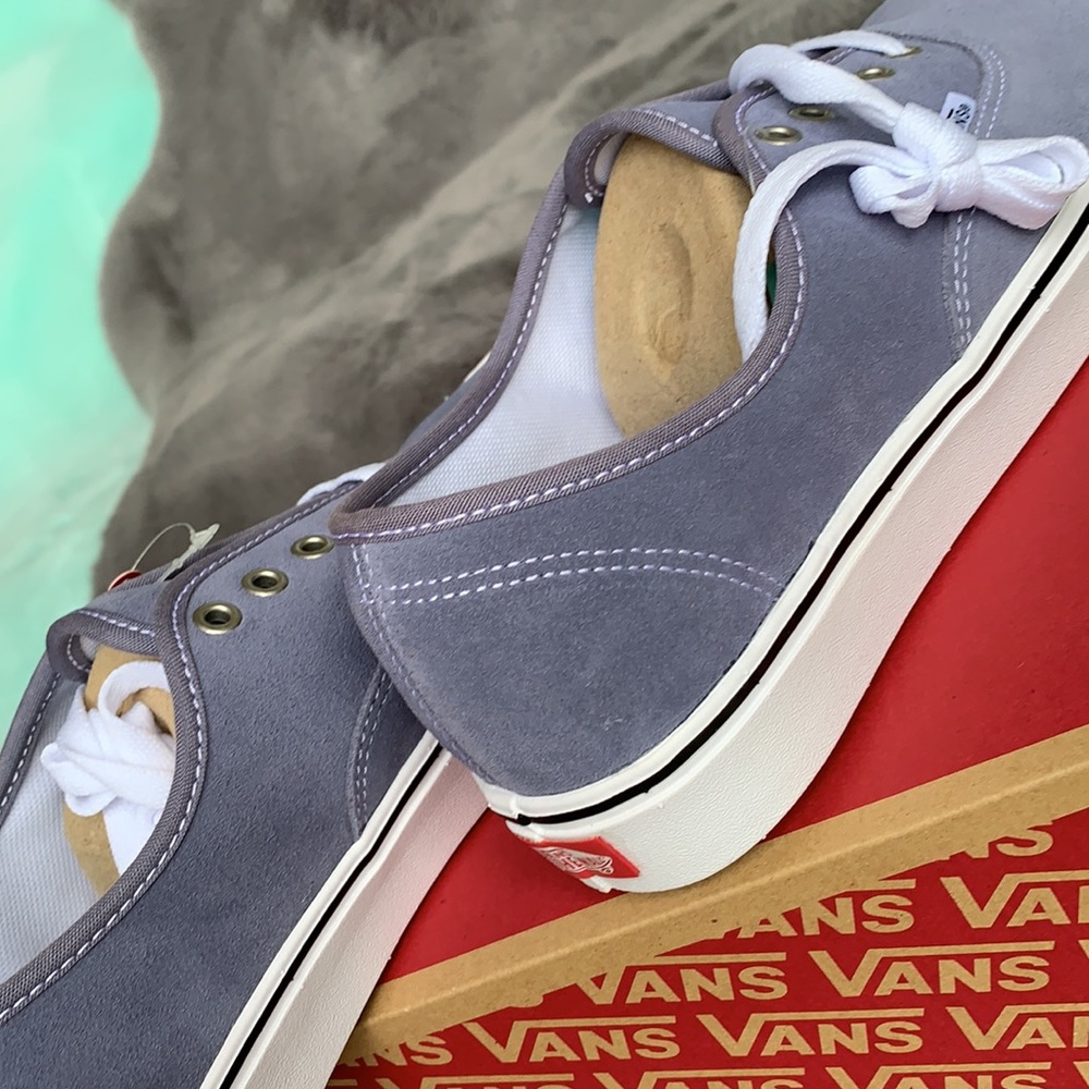 VANS COMFYCUSH AUTHENTIC SUEDE GRANITE BLUE MENS - Picture 14 of 15